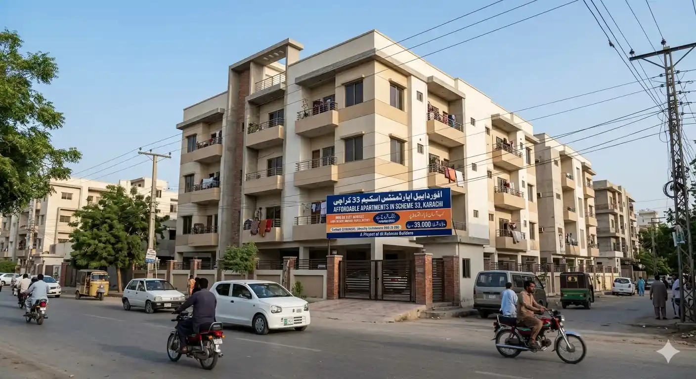 Looking for affordable apartments in Scheme 33 Karachi with monthly installments? Explore budget-friendly options with flexible payment plans and high investment potential.