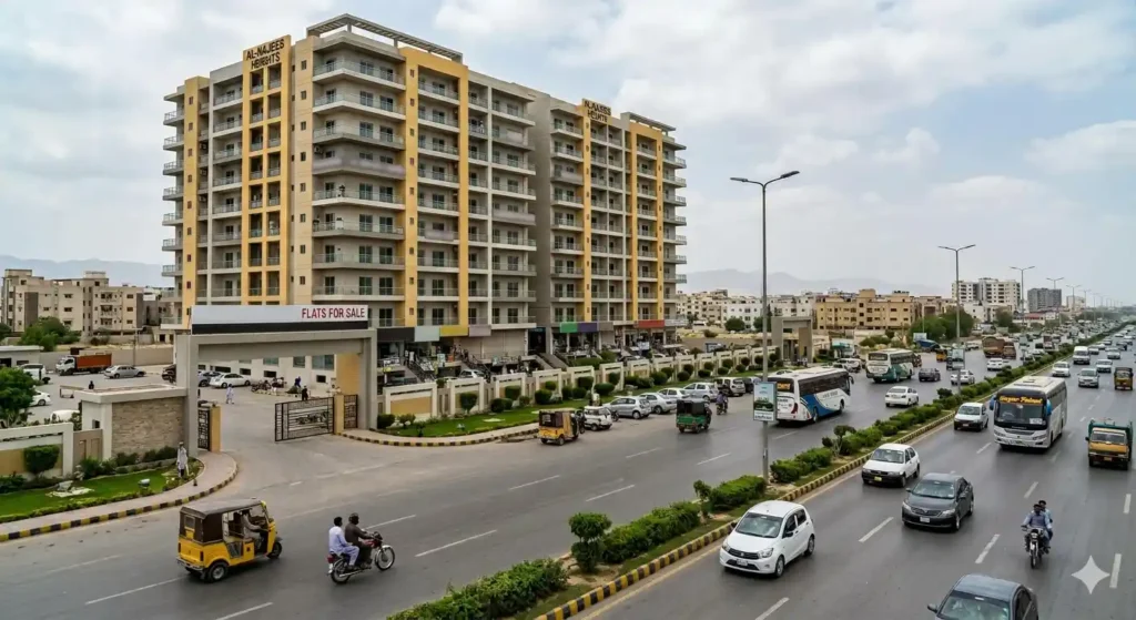 Discover flats for sale on Main Super Highway Karachi with easy installment plans, family-friendly communities, and strong investment potential in 2026.