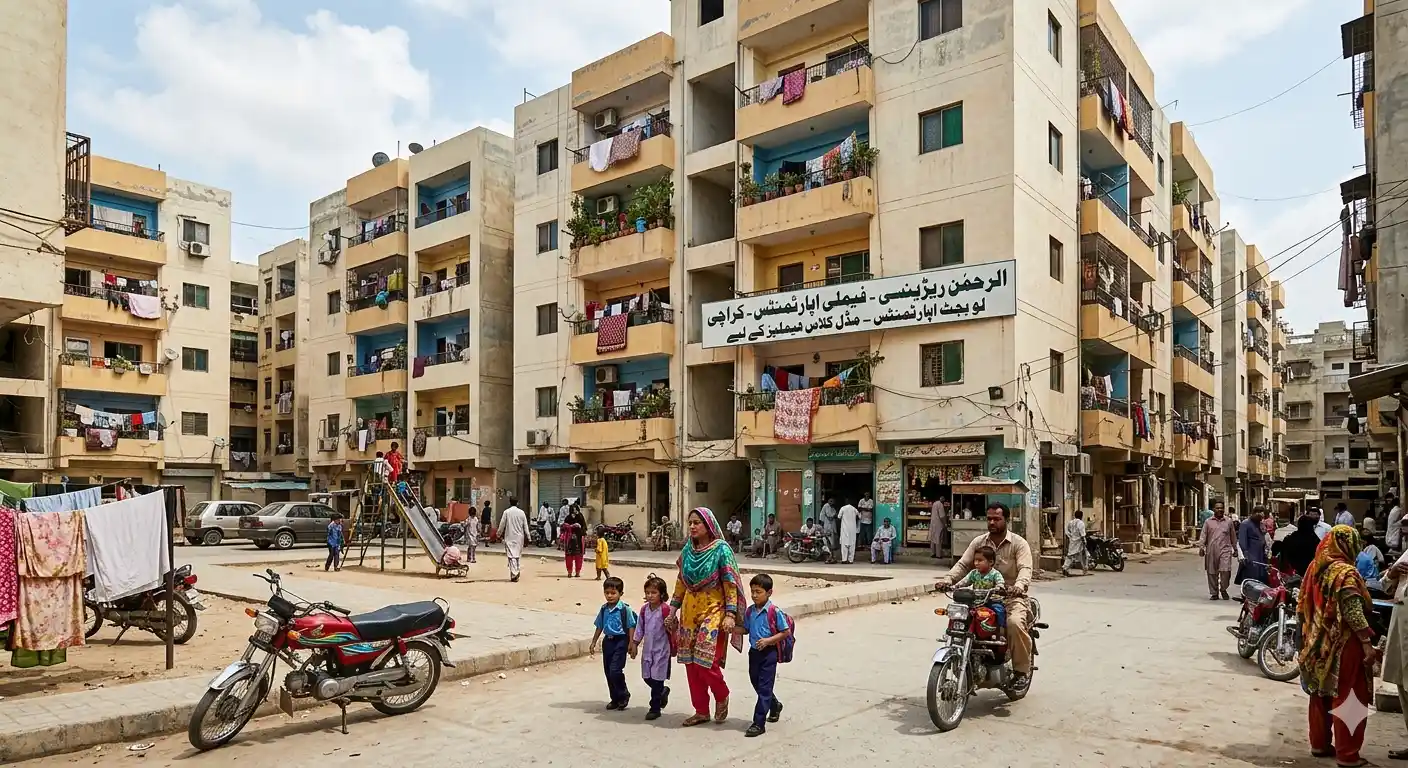 Explore low budget apartments in Karachi for middle-class families with easy installment plans, family-friendly locations, and modern amenities.