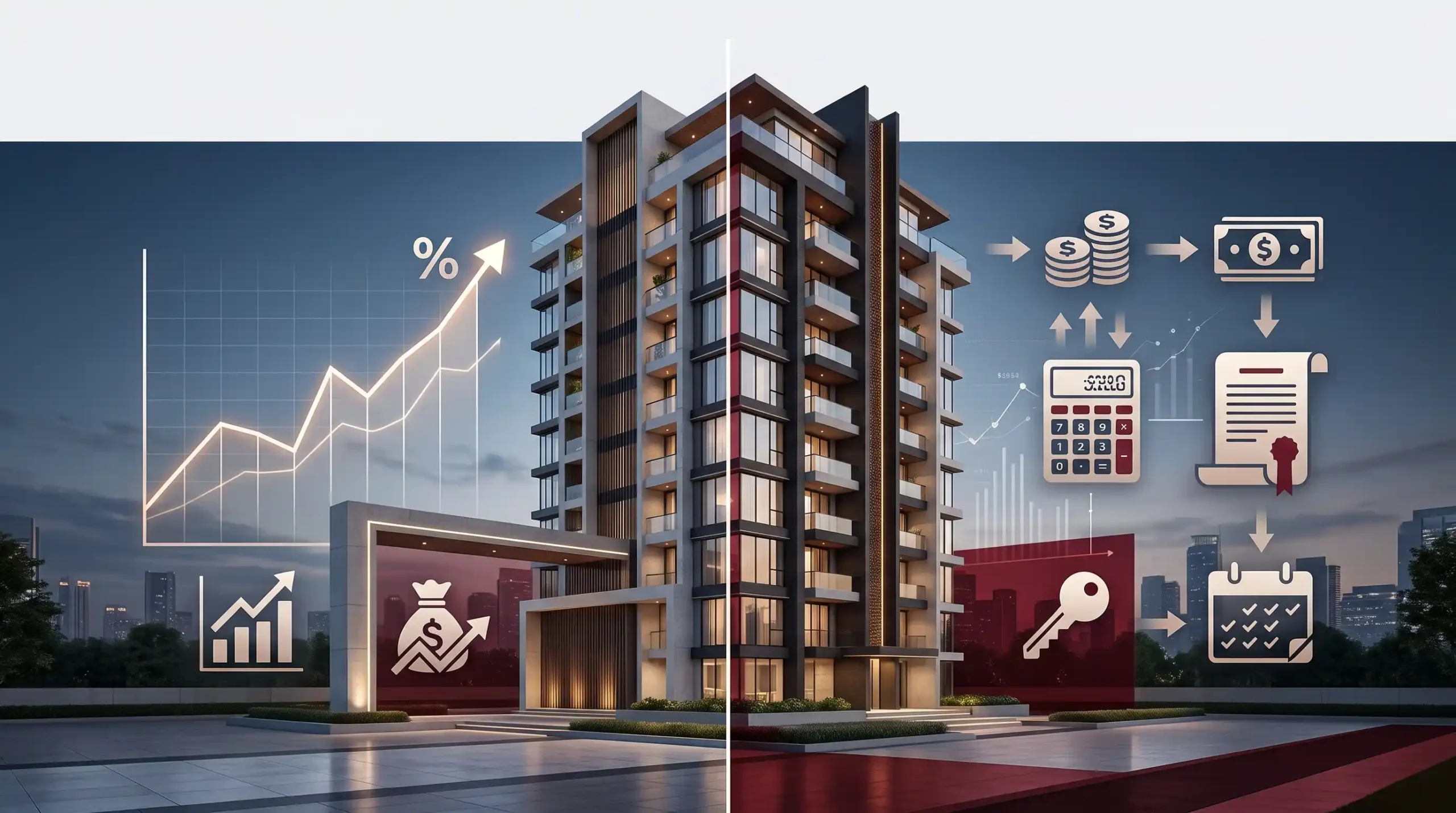 Understand capital appreciation vs rental income, how each property return works, key differences, rental yield, and how to evaluate property investment returns.