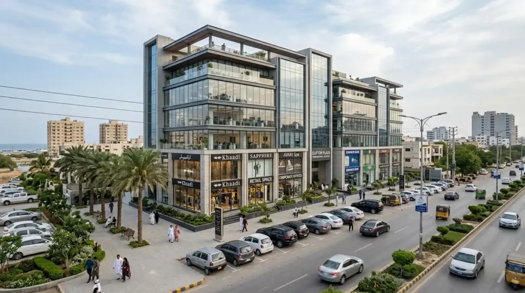 Commercial Property in Clifton Block 2 Karachi